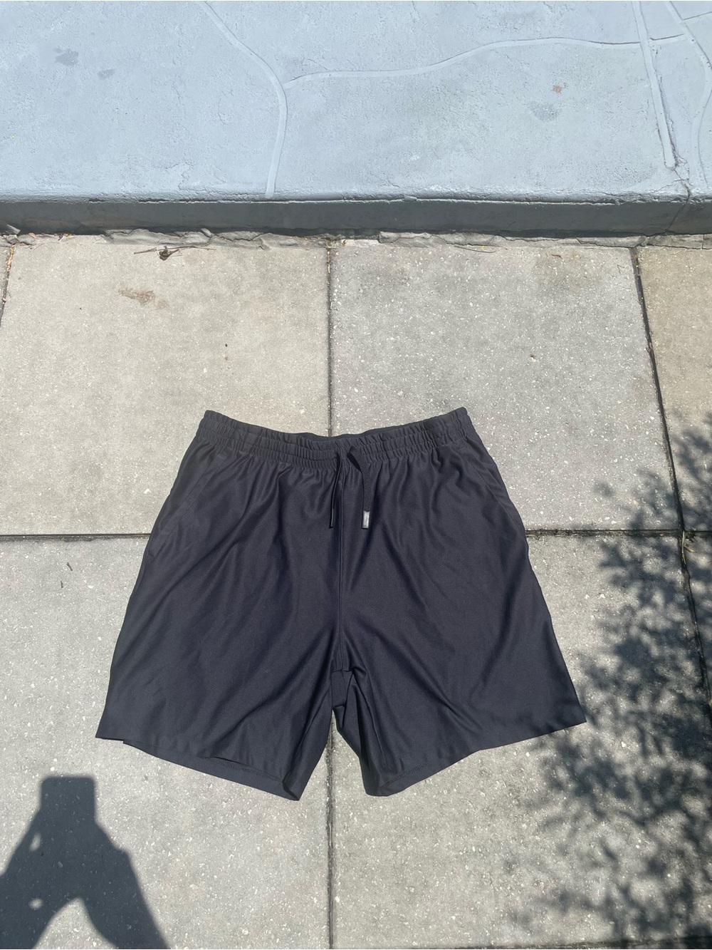 Old Navy Men's Black Elastic Athletic Shorts